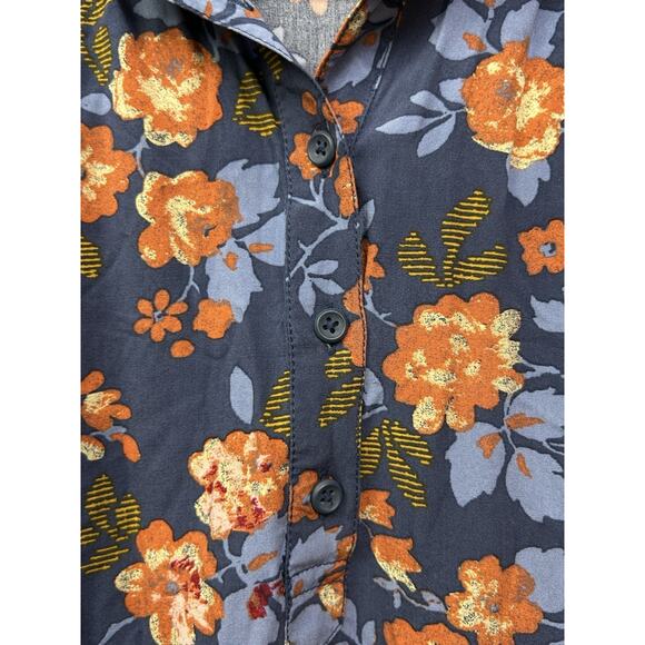 Susina Shirt Dress Womens Small‎ Sleeveless Casual Blue Summer Flowy Relaxed - Picture 6 of 7